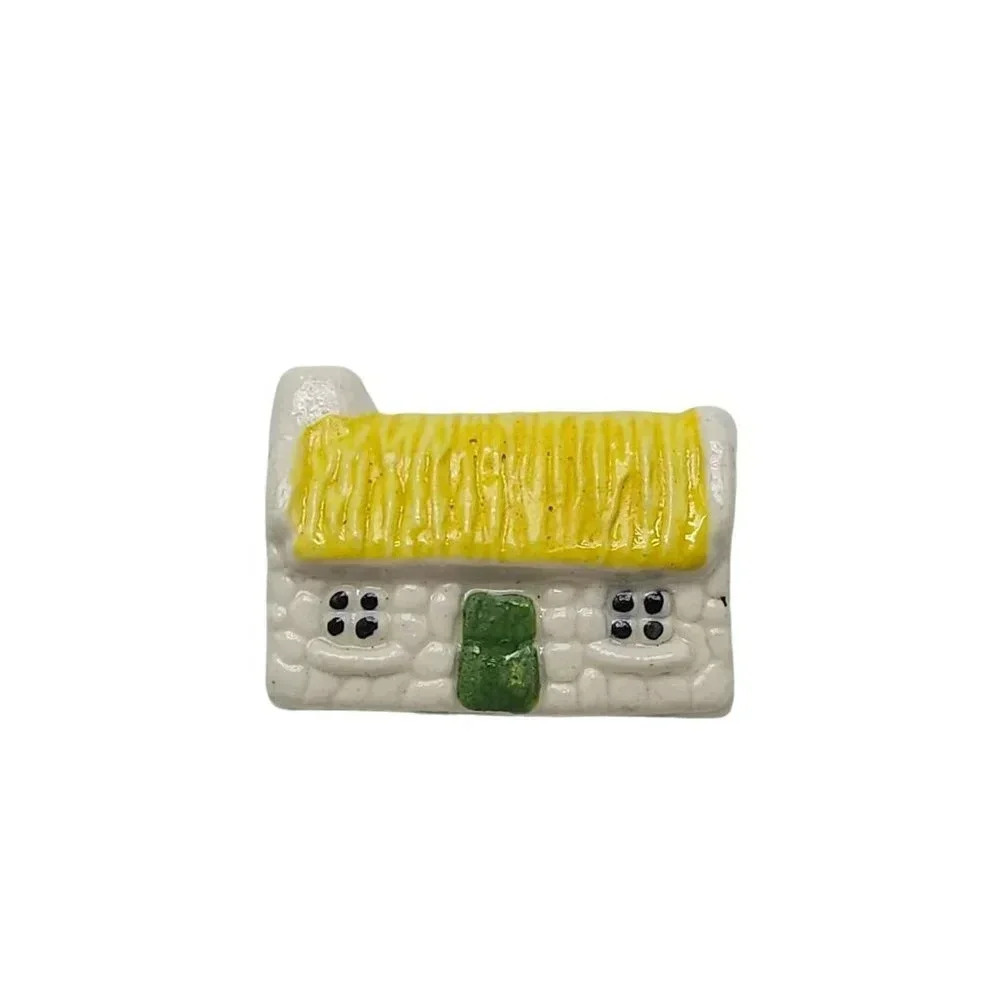 Multicolor Enamel O'Neill Ireland House Brooch Pin Vintage